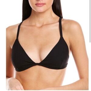 NWT Andie Swim The Gold Coast Top in Black